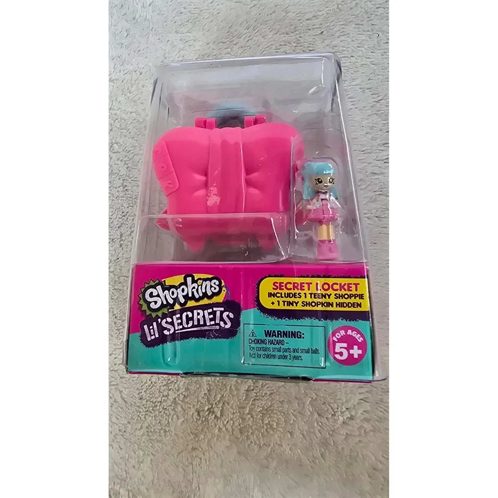 Shopkins Lil Secrets Secret Locket Pink Butterfly Teeny Shoppie Moose Toys NEW